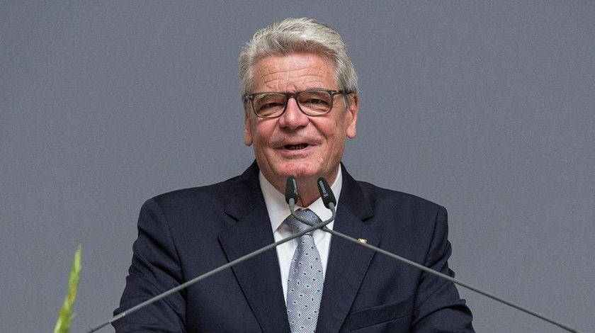 Bundespräsident a.D. Joachim Gauck hält eine Rede - ARCHIVBILD