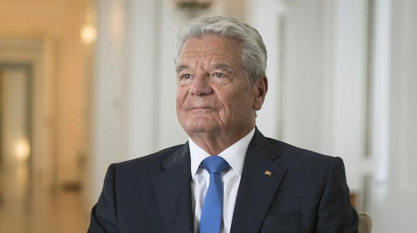 Bundespräsident a.D. Joachim Gauck in Schloss Bellevue - ARCHIVBILD