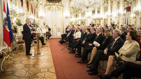 Ansprache von Heinz Fischer, österreichischer Bundespräsident a.D., im Spiegelsaal der Wiener Hofburg