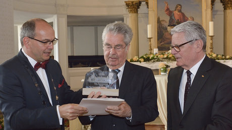 Preisverleihung „Der Friedenstein“ an den österreichischen Bundespräsidenten