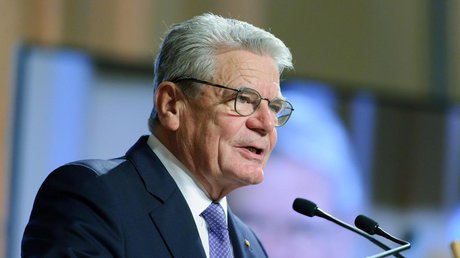 Bundespräsident a.D. Joachim Gauck hält eine Rede - ARCHIVBILD