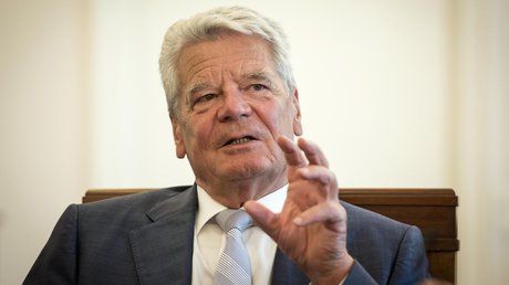 Bundespräsident a.D. Joachim Gauck im Gespräch - ARCHIVBILD