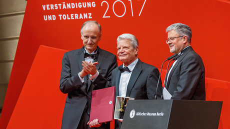 Joachim Gauck bei der Verleihung des Preises für Verständigung und Toleranz 2017