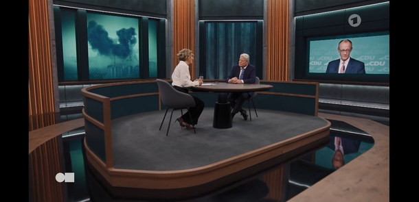 Bundespräsident a.D. Joachim Gauck im Gespräch mit Caren Miosga