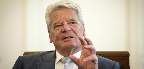 Bundespräsident a.D. Joachim Gauck im Gespräch - ARCHIVBILD